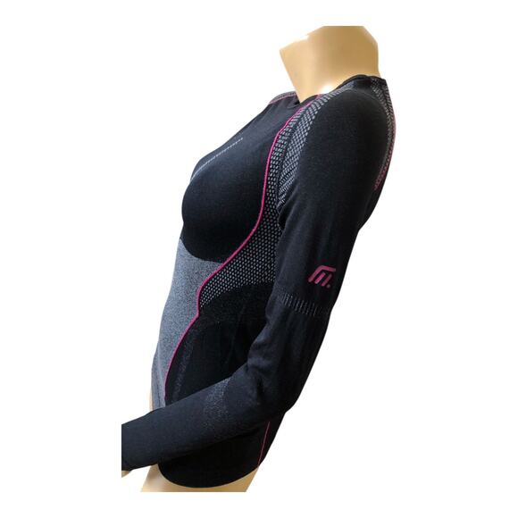MEDICO Womens Size Small Stretch Seamless Base Layer Long Sleeve Shirt Top - Picture 5 of 7
